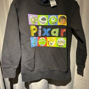 Pixar Kids Black Sweater